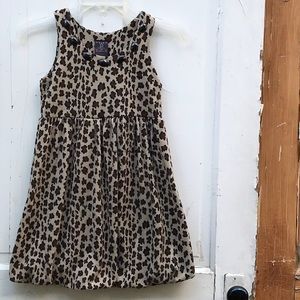 W Girl animal print dress Size M